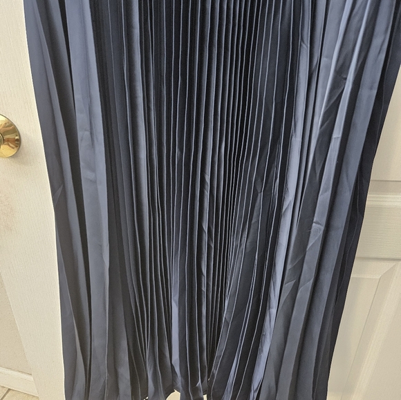Mac Duggal PLEATED CAPLET T-LENGTH DRESS 49638, Size  18 Navy NWT - Picture 6 of 16
